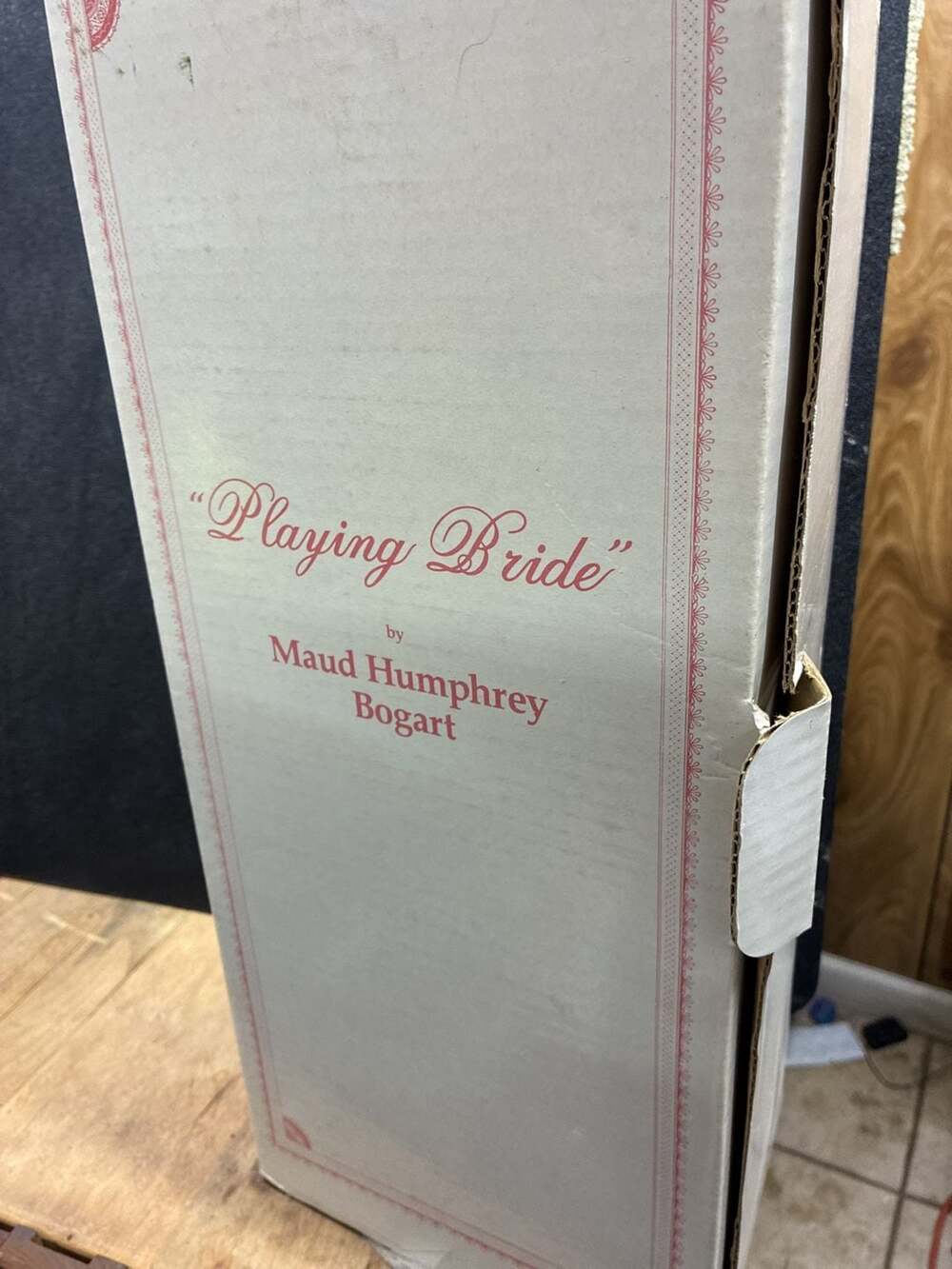 Playing Bride Porcelain Doll by Maud Humphrey Bogart (1988 Hamilton Collection)